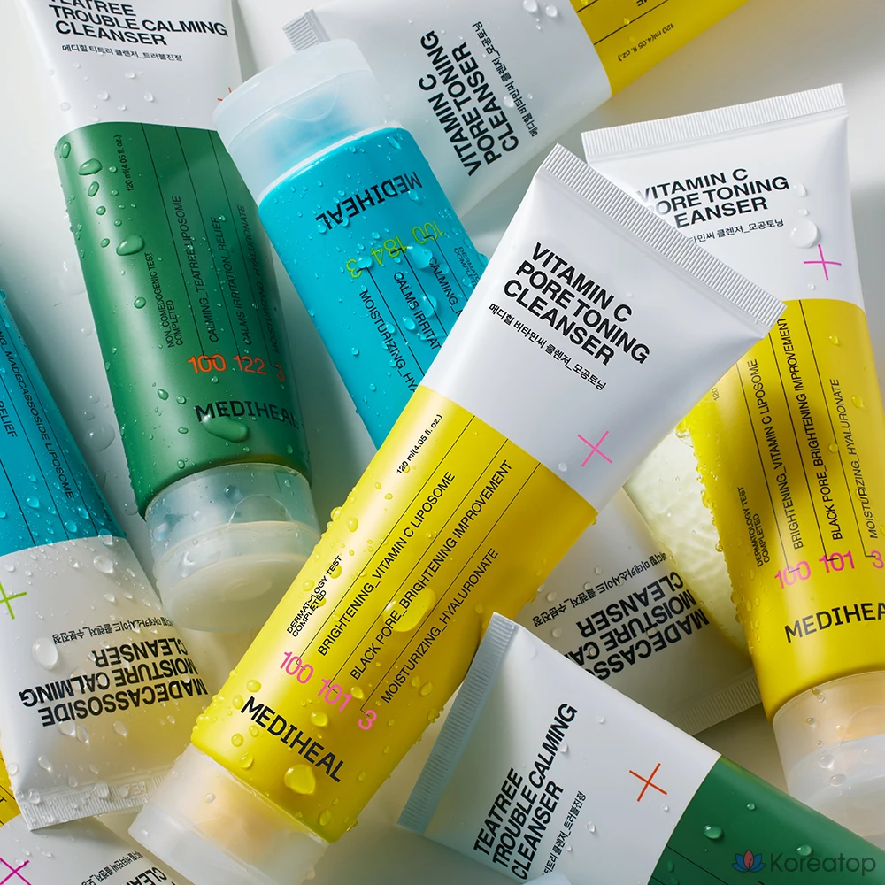 Очищающая пенка MEDIHEAL Madecassoside Moisture Soothing Cleansing Foam, 120 мл, 1 шт.