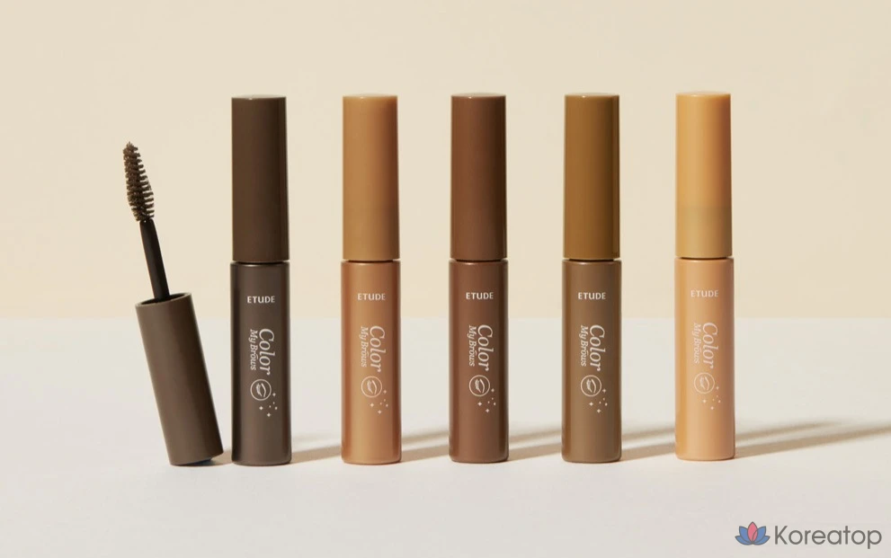 Тинт для бровей Etude House Clear False Brow Cara, оттенок 1 Rich Brown, 4.5 г + 9 г, 1 шт.