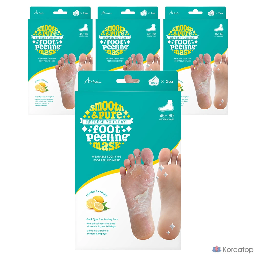 Пилинг-маска для ног Ariul Smooth & Pure Foot Peeling Mask, 68 г, 8 шт.