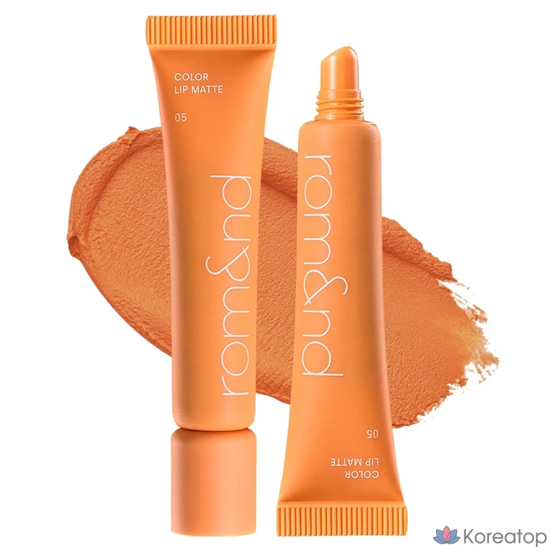 Матовая помада ROM&amp;ND Color Lip Matte, оттенок 05 Nudy Mango, 1 шт.