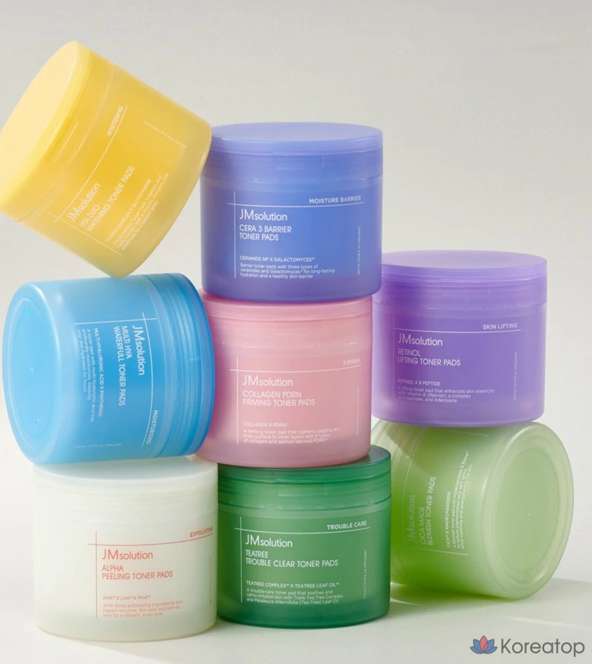 Тонер-пэды JM Solution Collagen PDRN Firming Toner Pad, 170 мл, 100 шт.