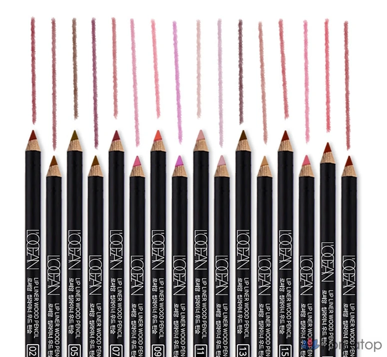 Карандаш для губ Heartpercent Wood Pencil Lip Liner, оттенок 12 Soft Pink, 4 x 150 мм, 1 шт., фото 2