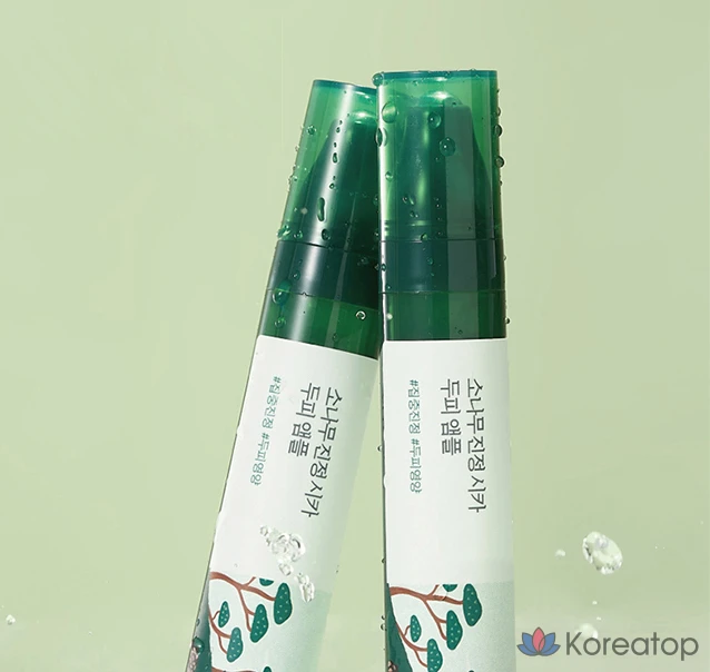 Ампульная сыворотка для кожи головы Round Lab Pine Tree Calming Cica Ampoule, 15 мл, 1 шт.
