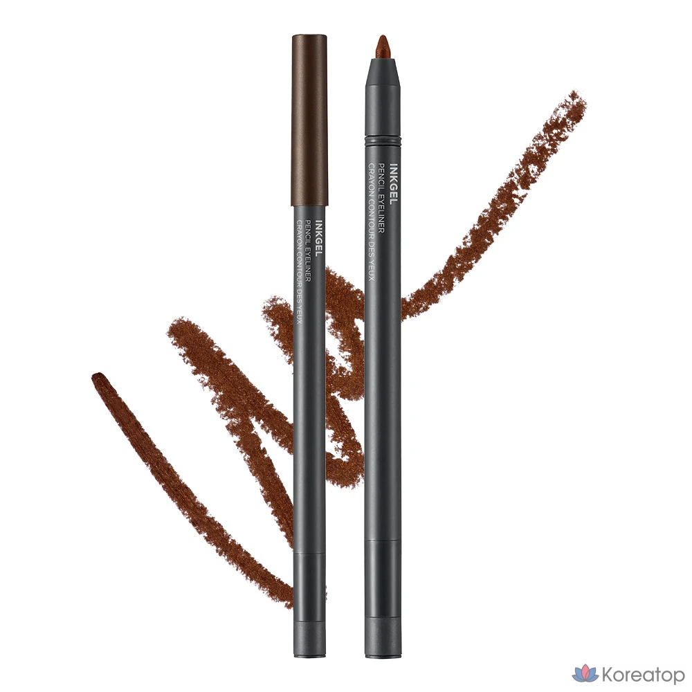 Подводка для глаз FMGT Ink Gel Pencil Liner, оттенок 04 Choco Latte, 0.5 г, 1 шт.