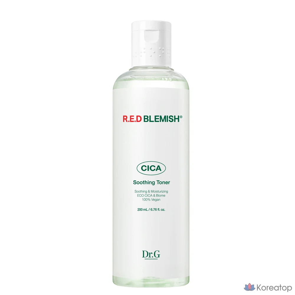 Тонер Dr. Ceuracle Red Blamish Cica Soothing Toner, 200 мл, 1 шт.