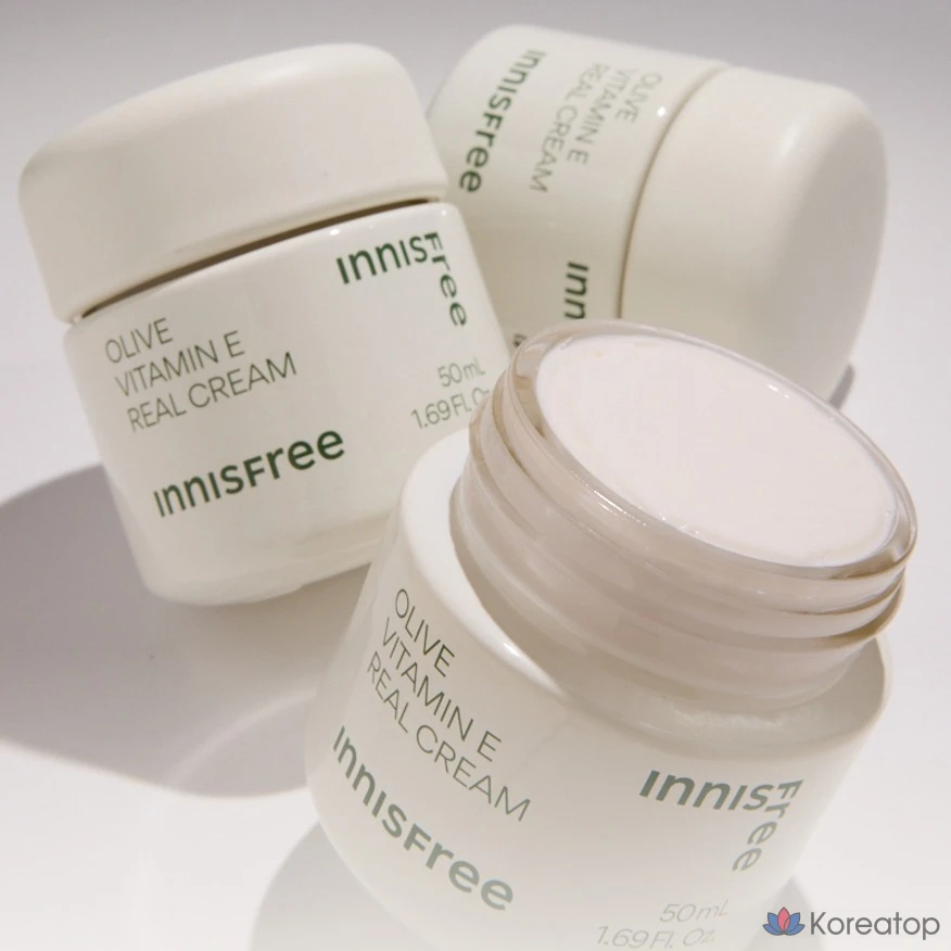 Крем для лица Innisfree Olive Vitamin E Real Cream, 50 мл, 1 шт.