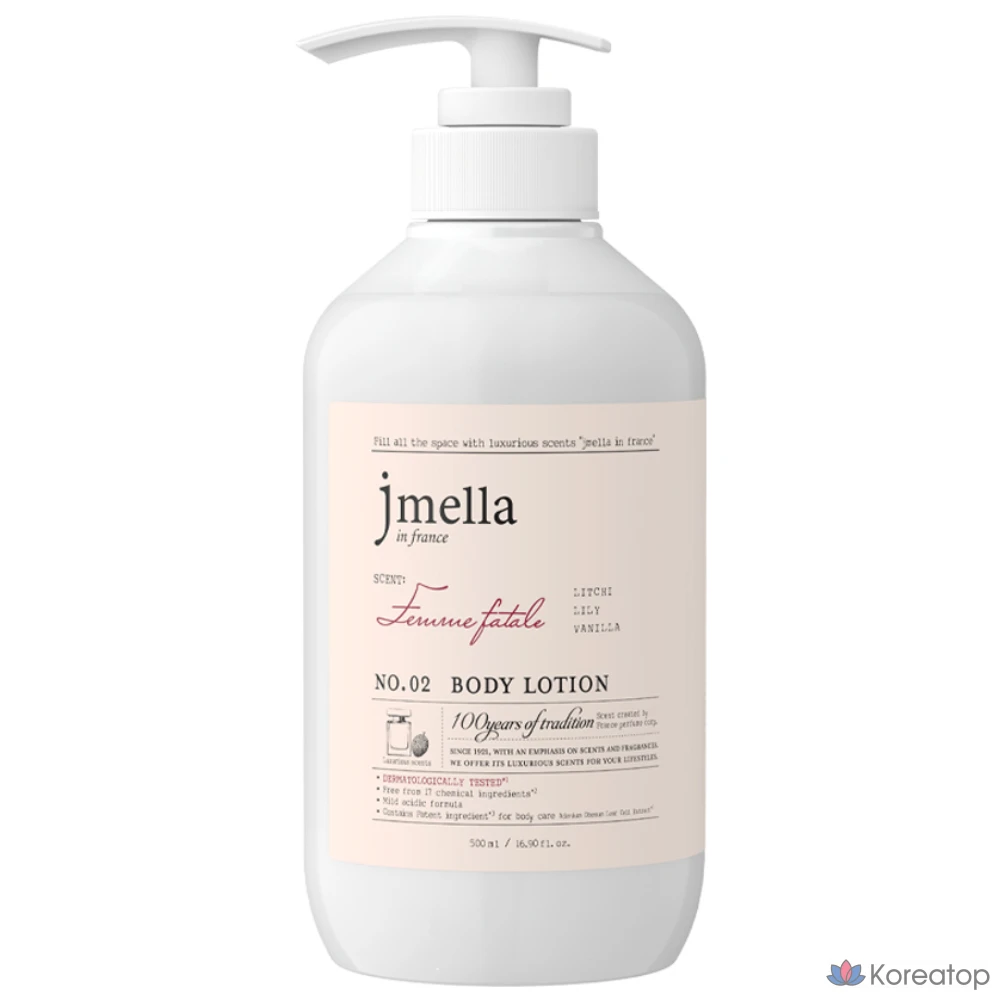 Боди-лосьон Jmella En France Femme Fatale, 500 мл, 1 шт.