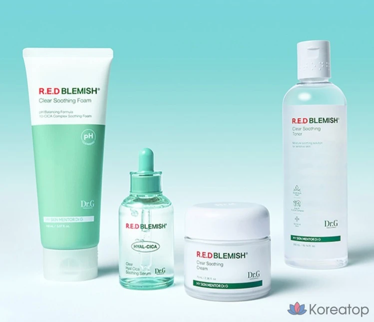 Сыворотка Dr. G Red Blemish Clear Hyal Cica Soothing Serum, 50 мл, 1 шт.