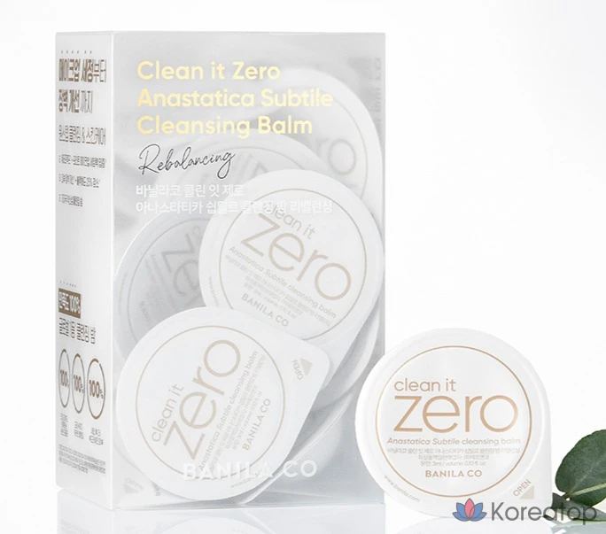 Очищающий бальзам Banila Co Clean It Zero Anastatica Cleansing Balm Travel Kit, 48 мл, 16 шт.