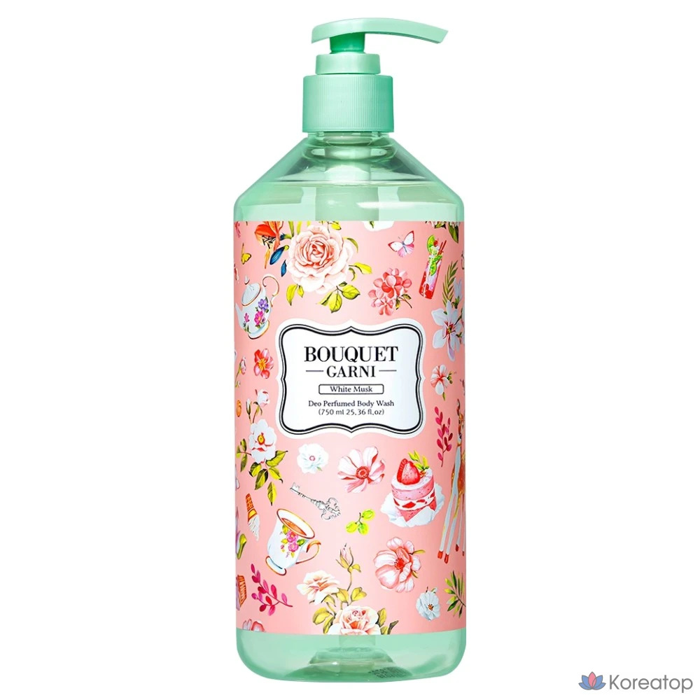 Гель для душа Bouquet garni Body Wash Perfumed White Musk, 750 мл, 1 шт.