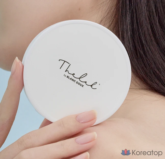 Кушон-основа THE LAB by blanc doux Oligo Hyaluronic Acid Healthy Cream Cushion Foundation, оттенок 01 Ivory, 12 г + сменный блок, 1 шт., фото 5