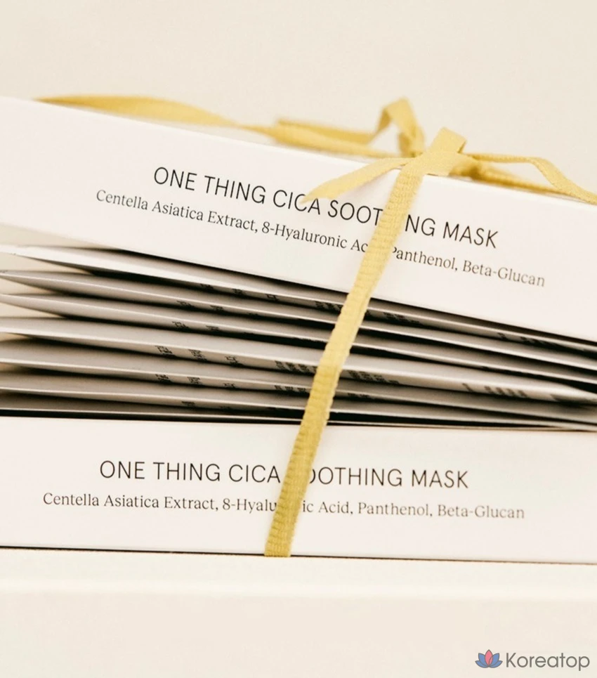 Тканевая маска для лица One Thing Cica Soothing Mask, 5 шт.
