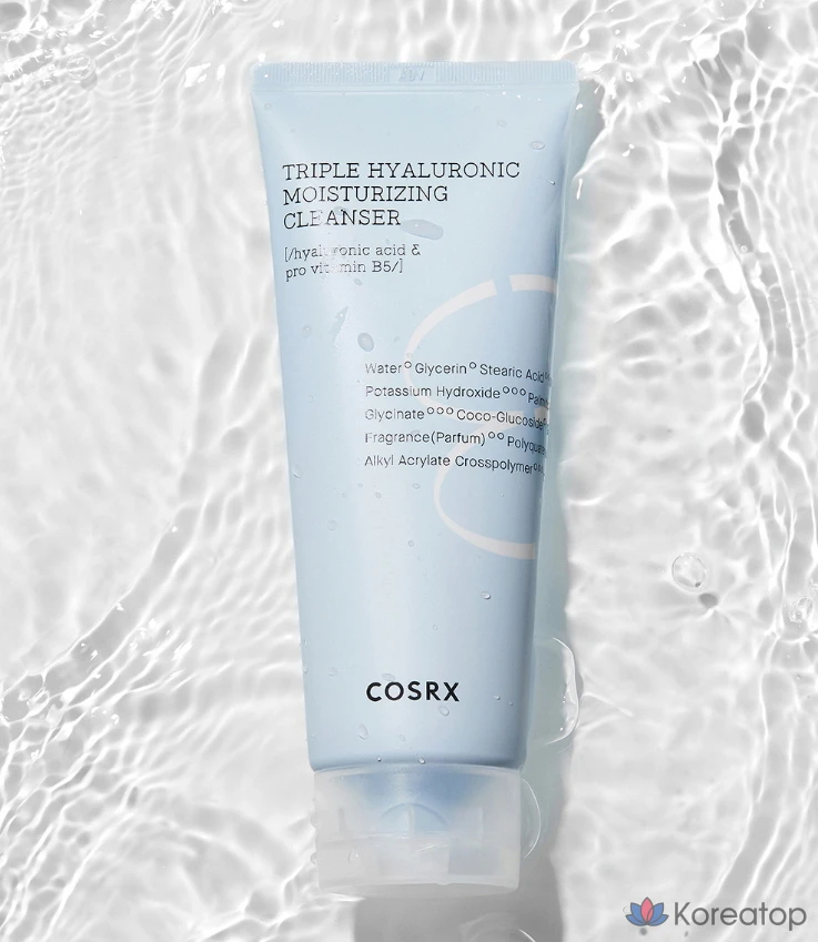 Очищающий гель COSRX Hydrium Triple Hyaluronic Moisturizing Cleanser, 150 мл, 1 шт.