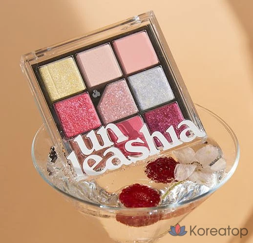 Палетка теней Unleashia Glitterpedia Eye Palette, оттенок No7 All of Peach Ade, 1 шт.