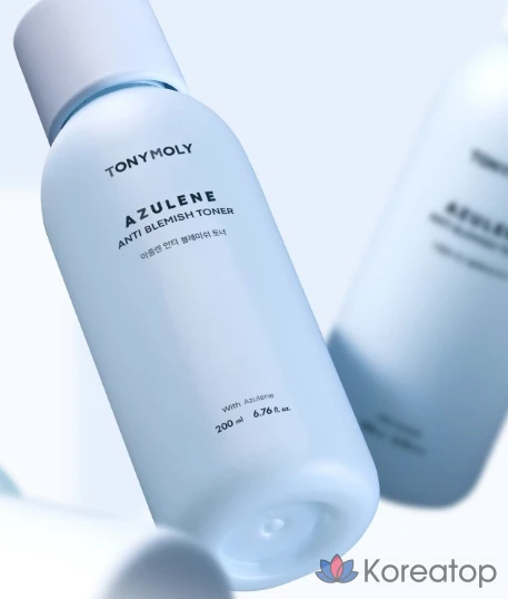 Набор для ухода Tony Moly Azulene Anti-Blemish 2-piece Set + Тонер 20 мл + Лосьон 20 мл, 1 шт.