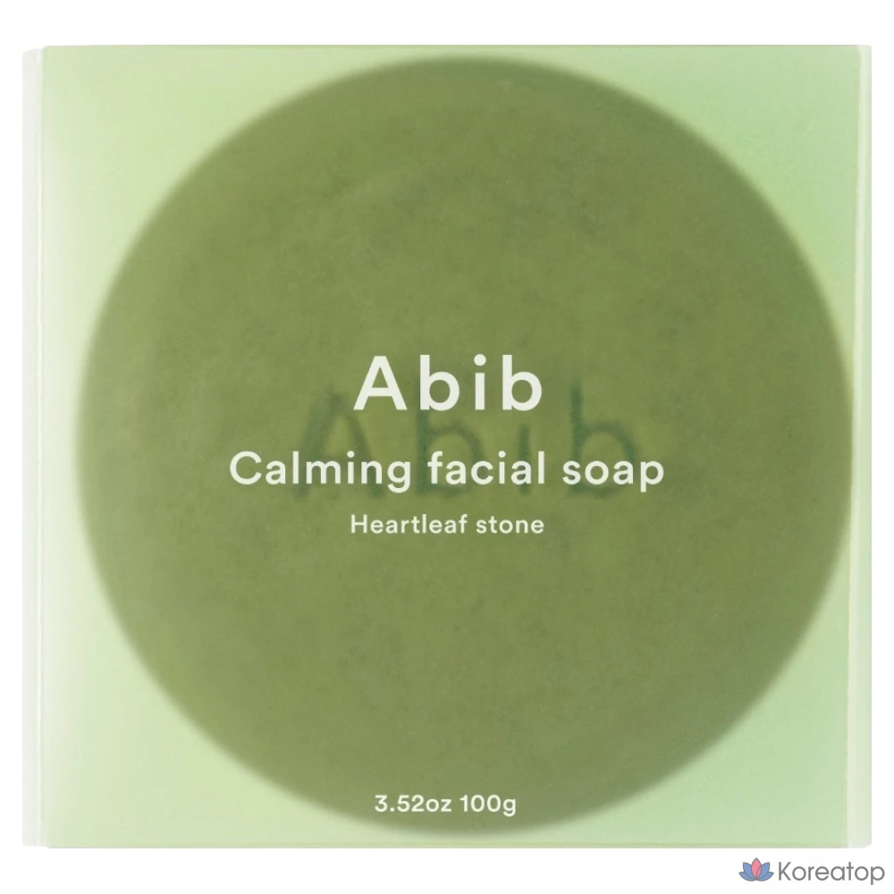 Очищающее средство для лица Abib Calming Facial Soap Heartleaf Stone, 100 г, 1 шт.