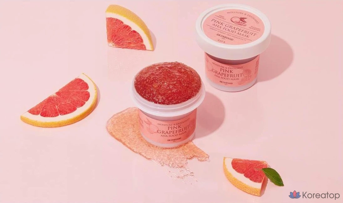 Пилинг Skinfood Pink Grapefruit AHA Food Mask, 1 шт.