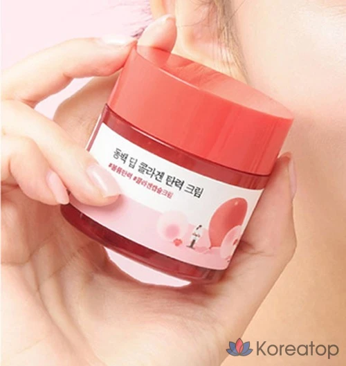Крем для лица Round Lab Camellia Deep Collagen Elasticity Cream, 50 мл, 1 шт.