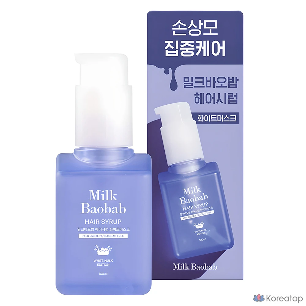 Эссенция для волос Milk Baobab Hair Syrup White Musk Hair Essence, 100 мл, 1 шт.