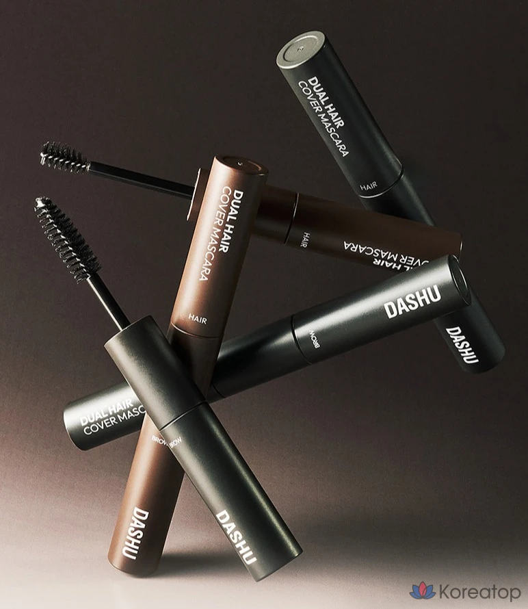 Тушь для ресниц и бровей DASHU Daily Dual Hair Cover Mascara, оттенок 02 Natural Brown, 10 г, 1 шт., фото 7