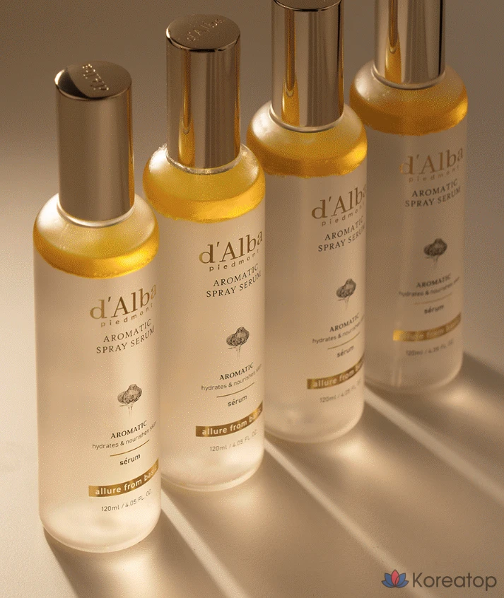 Набор для ухода d'Alba White Truffle First Aromatic Spray Serum 120 мл x 2 шт. + Mild Acid Gel Cleanser 3 мл x 5 шт., 1 шт.
