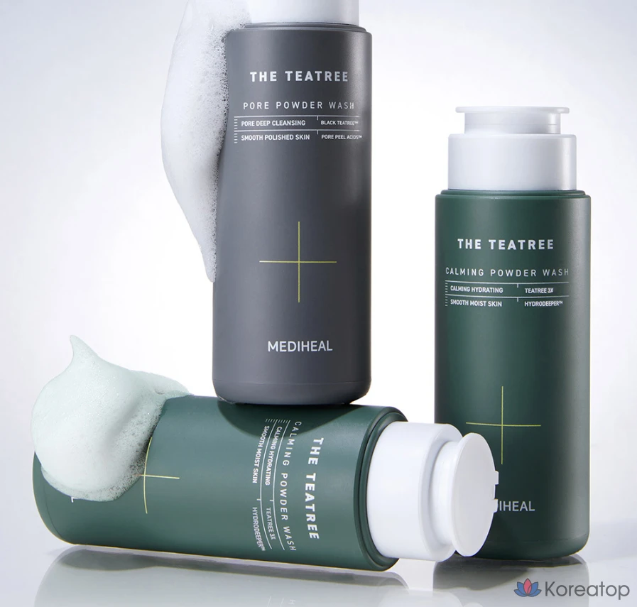 Очищающий порошок для умывания MEDIHEAL The Tea Tree Calming Wash Cleansing Powder, 50 г, 1 шт.