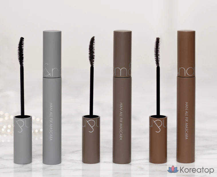 Тушь для ресниц ROM&ND Han All Fix Mascara, оттенок L02 Long Ash, 7 г, 1 шт.