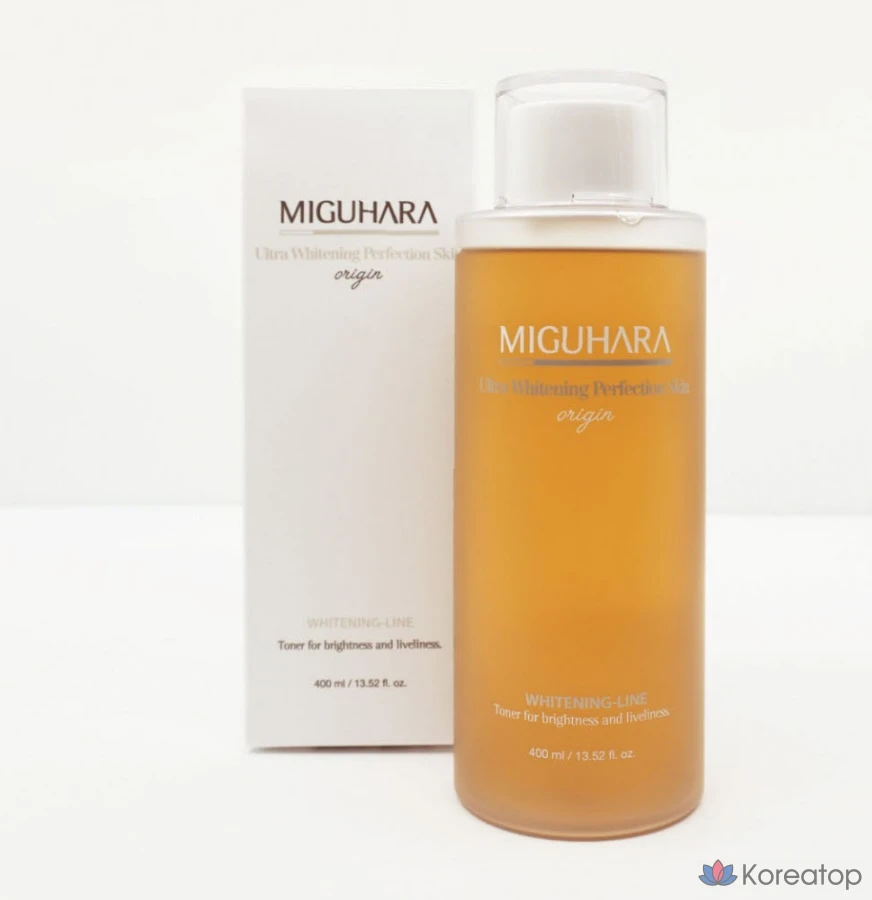 Тонер Miguhara Ultra Whitening Perfection Skin Origin, 400 мл, 1 шт.