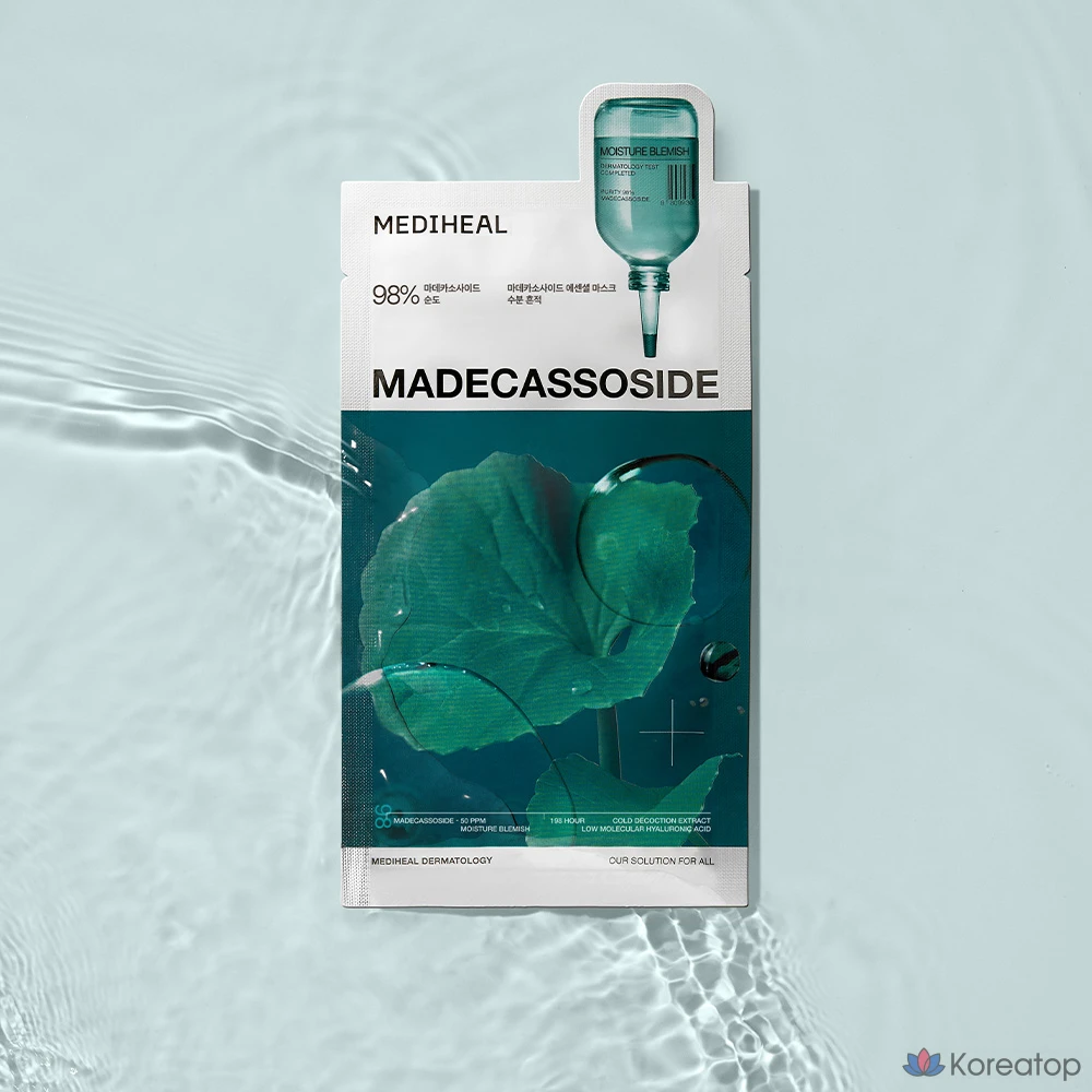 Тканевая маска для лица MEDIHEAL Madecassoside Essential Mask Trace Repair, 20 шт., фото 6