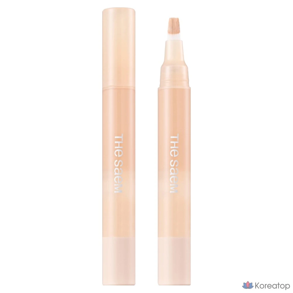 Консилер The Saem Cover Perfection Pen Concealer, оттенок Clear Beige, 4 мл, 1 шт.