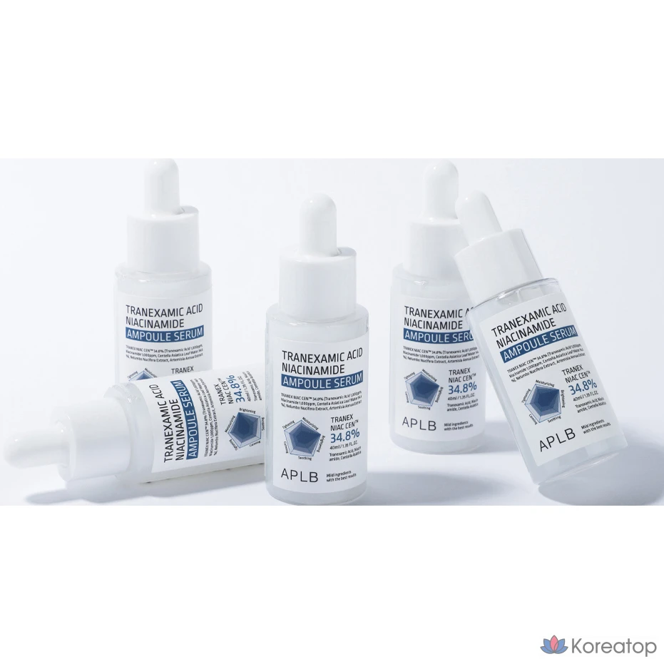 Ампульная сыворотка APLB Tranexamic Acid Niacinamide Ampoule Serum, 40 мл, 1 шт.
