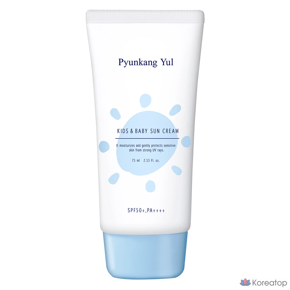 Солнцезащитный крем Pyunkang Yul Kids &amp; Baby Moisture Sun Cream SPF50+ PA++++, 75 мл, 1 шт.