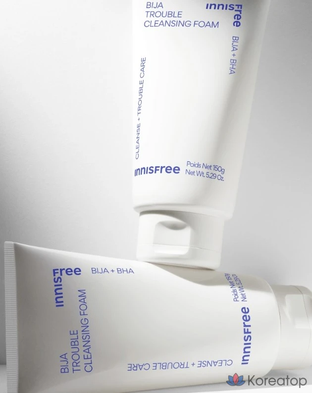 Очищающая пенка Innisfree New Bija BHA Trouble Cleansing Foam, 150 г, 1 шт.