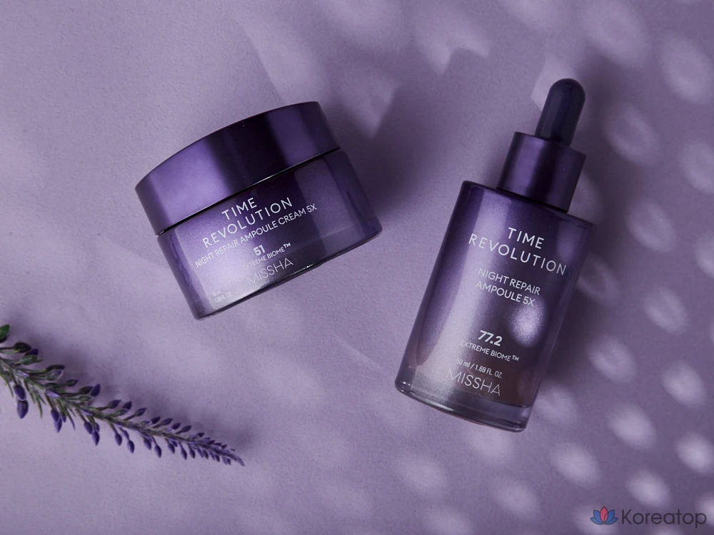 Набор для ухода Missha Time Revolution Night Repair 2-piece Set 5X, 1 шт.