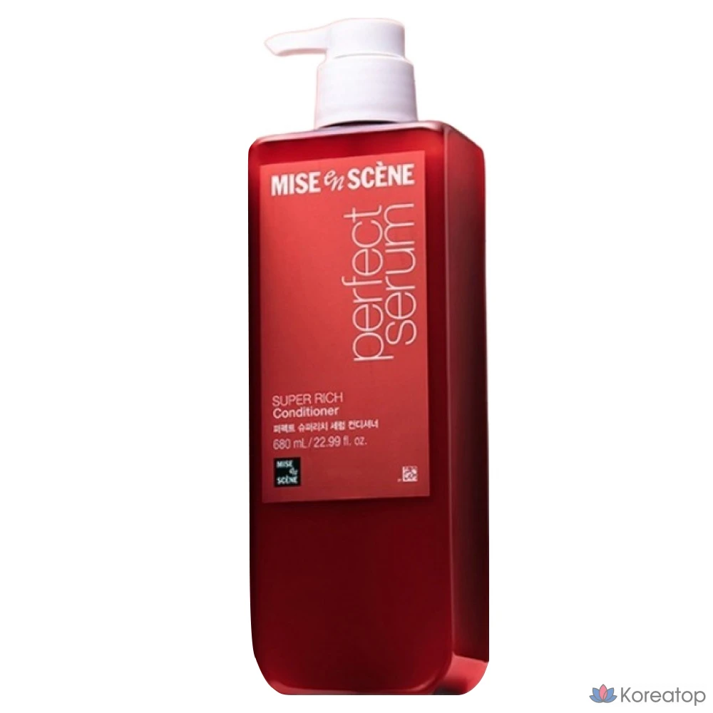 Кондиционер для волос Mise en Scene Perfect Serum Super Rich Conditioner, 680 мл, 1 шт.