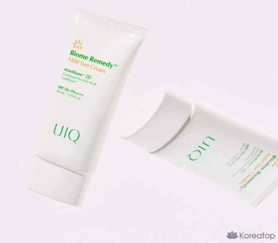 Солнцезащитный крем UIQ Biome Remedy Mild Sun Cream SPF50+ PA++++, 50 мл, 1 шт.