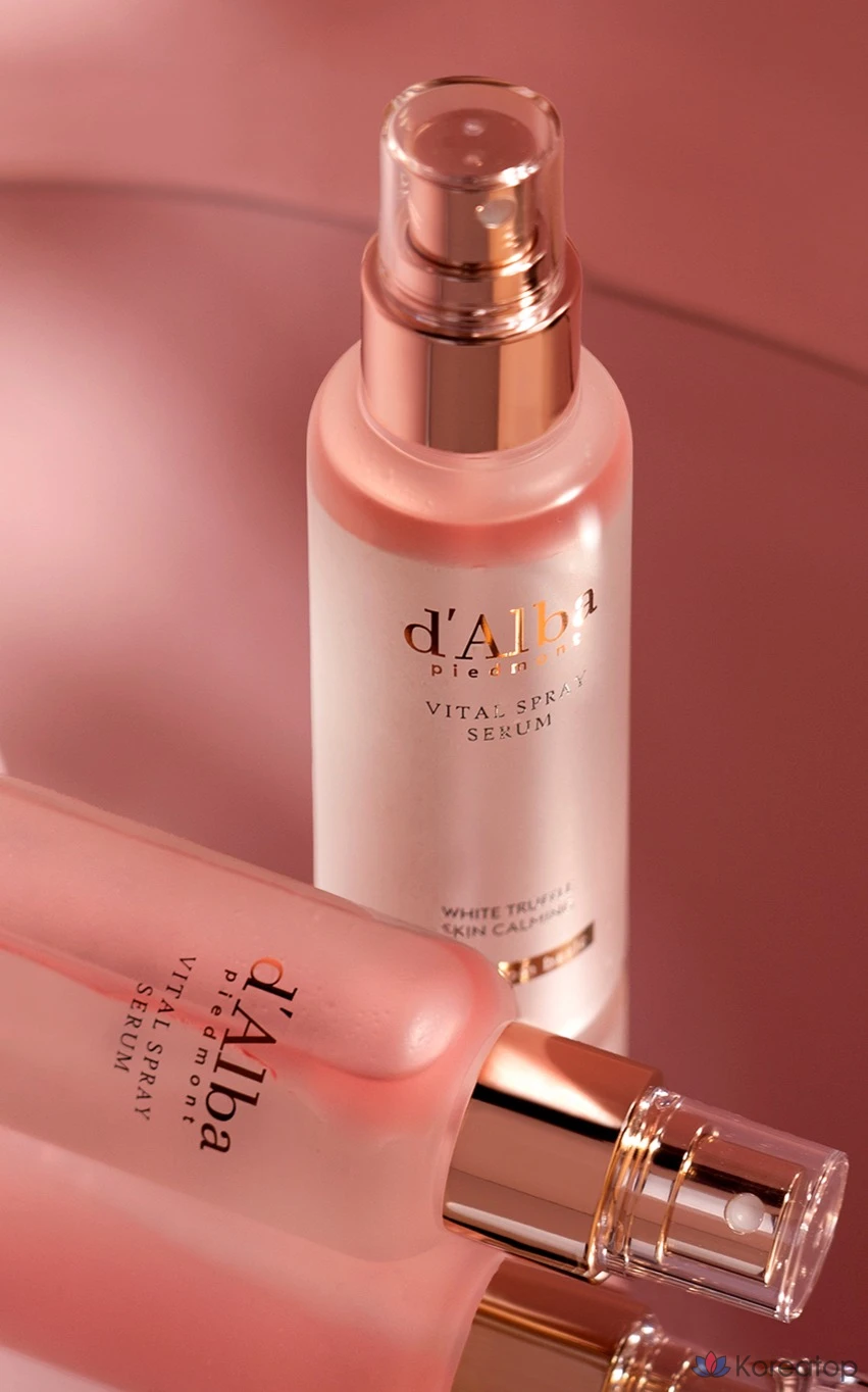 Спрей-сыворотка d'Alba White Truffle Vital Spray Serum + Набор для ухода 2-piece Set (Спрей-сыворотка 100 мл + Гель-пенка для умывания 15 мл), 2 шт.