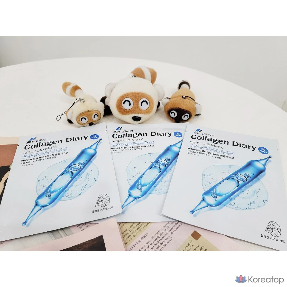 Тканевая маска для лица Wonjin Collagen Diary Ampoule Mask, 1 шт.
