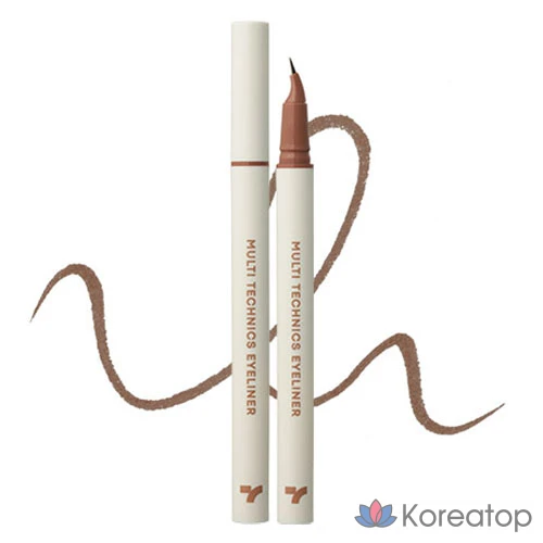 Подводка для глаз Tony Moly I’ton Multi Technics Eyeliner, оттенок 04 Ash Brown, 0.6 г, 1 шт.