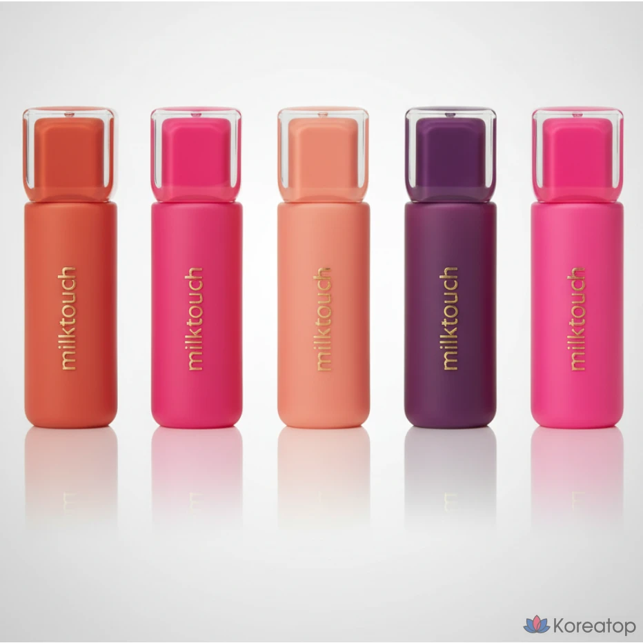 Тинт для губ Milk Touch Jelly Fit Long Lasting Moisture Glow Tint, оттенок 06 Cherry Cheerful, 2 шт.