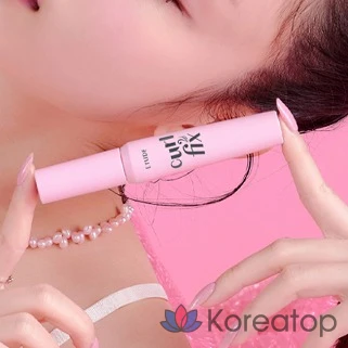 Тушь для ресниц Etude House Curl Fix Mascara + Щипцы для завивки Set, оттенок Black, 8 г, 1 шт.