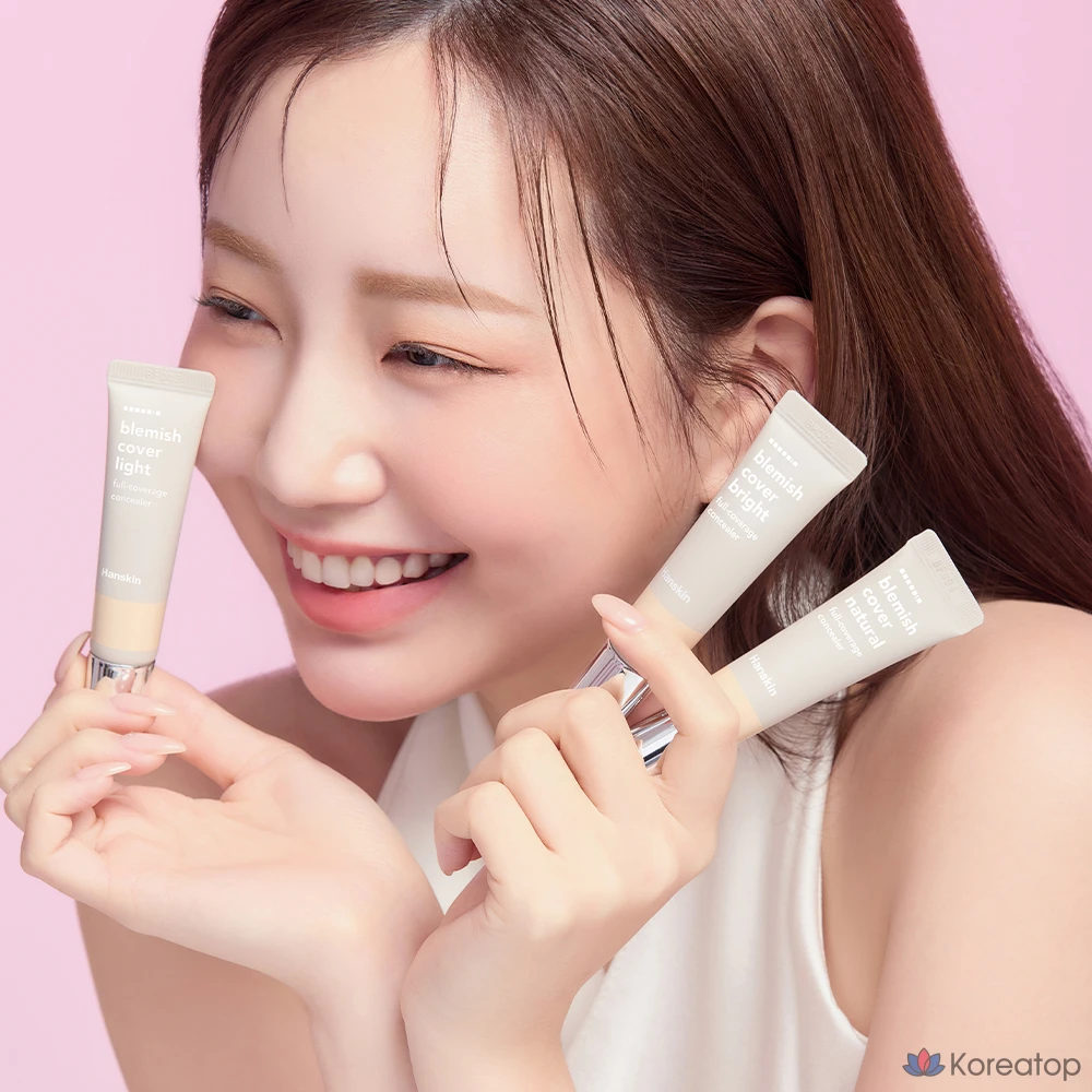 Консилер HANSKIN Blemish Cover Concealer, оттенок Rosy, 12 г, 1 шт., фото 3