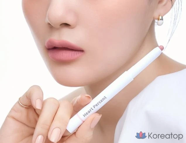 Карандаш для губ Heart Percent Vegan Beauty Dot On Mood Lip Pencil, оттенок 07 Dry Rose, 0.8 г, 1 шт., фото 6