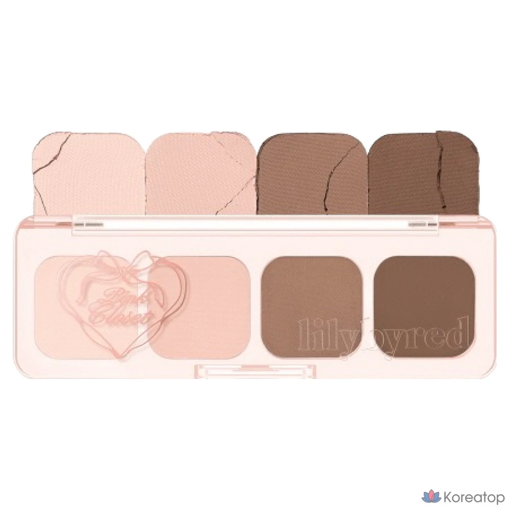 Палитра теней для век Lilybyred Mood It Palette AD, оттенок 06 Soft It, 1 шт.