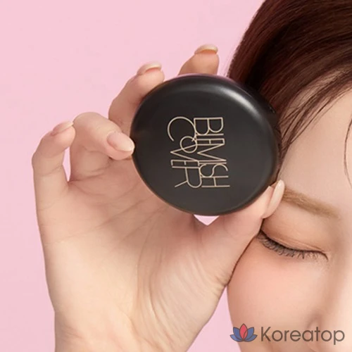 Кушон HANSKIN Blemish Cover Blur Pact, оттенок Light, 9 г, 1 шт.