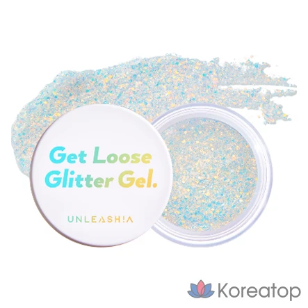 Глиттер-гель для век Unleashia Get Loose Glitter Gel Mini Eyeshadow, оттенок N 3 Gold Obsession, 1 шт.