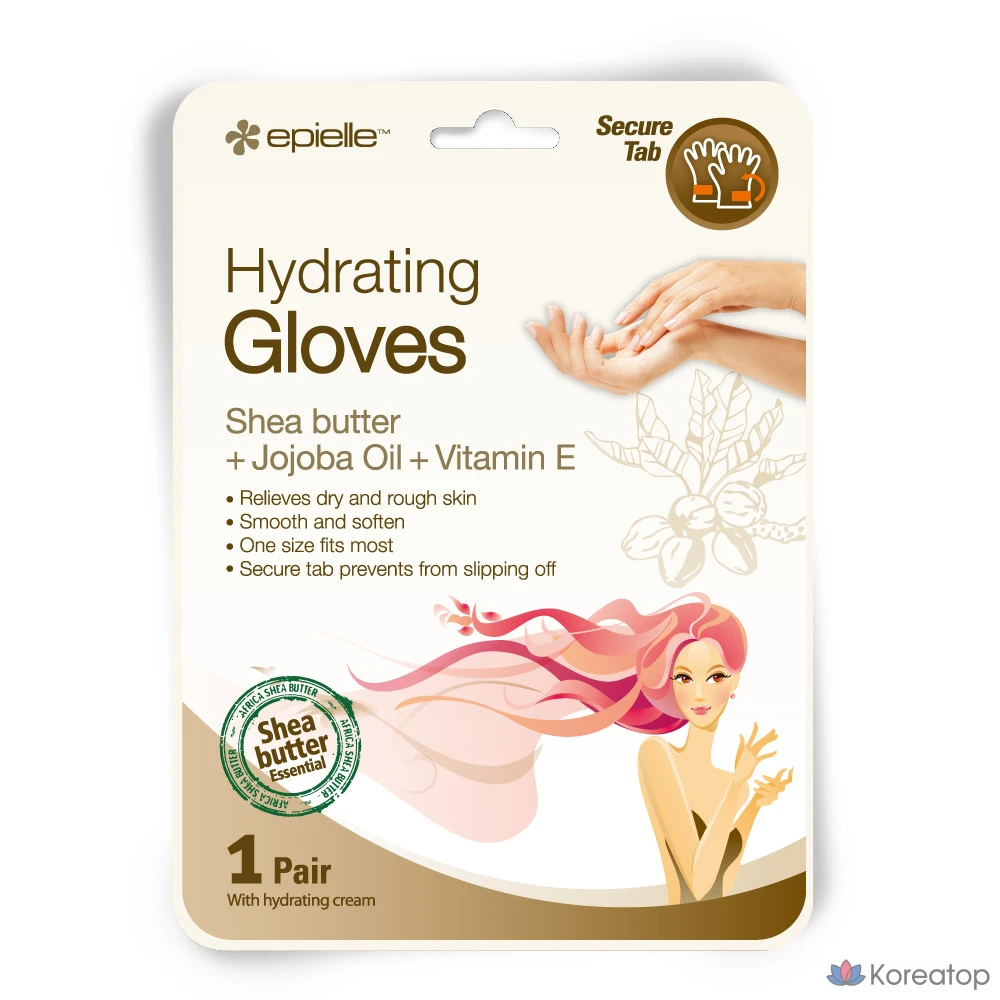 Тканевая маска для лица Epielle Hand Mask Pack Moisturizing 4p + Hydrating 4p + Intensive Repairing 4p, 24 шт., фото 6