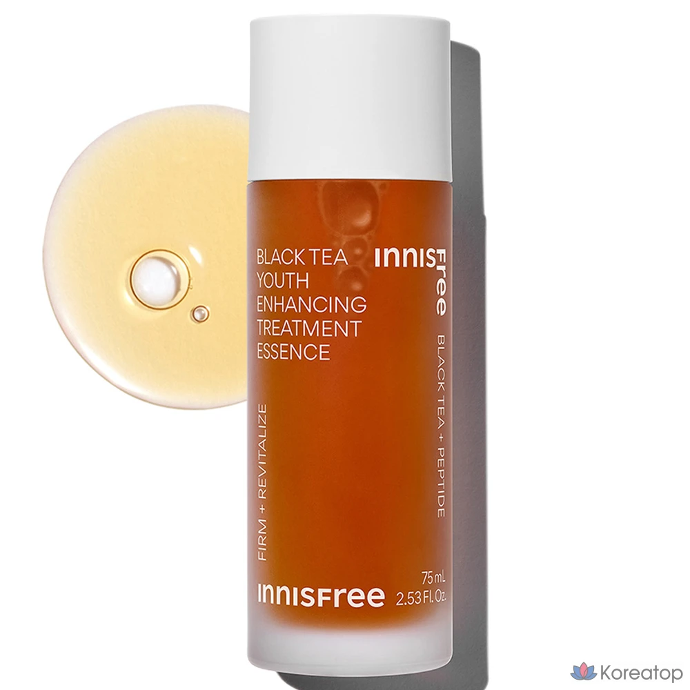 Эссенция Innisfree Black Tea Youth Enhancing Treatment Essence, 75 мл, 1 шт.