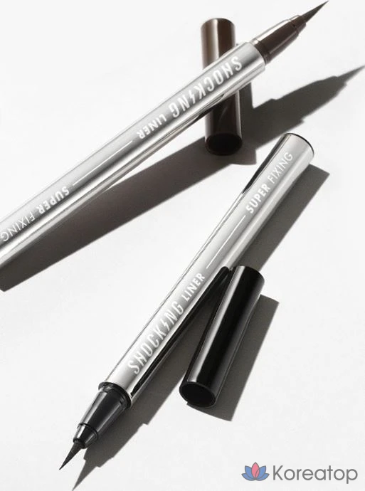 Подводка для глаз Tony Moly The Shocking Vegan Liner Super Fixing, оттенок 02 Brown, 1 шт., фото 4