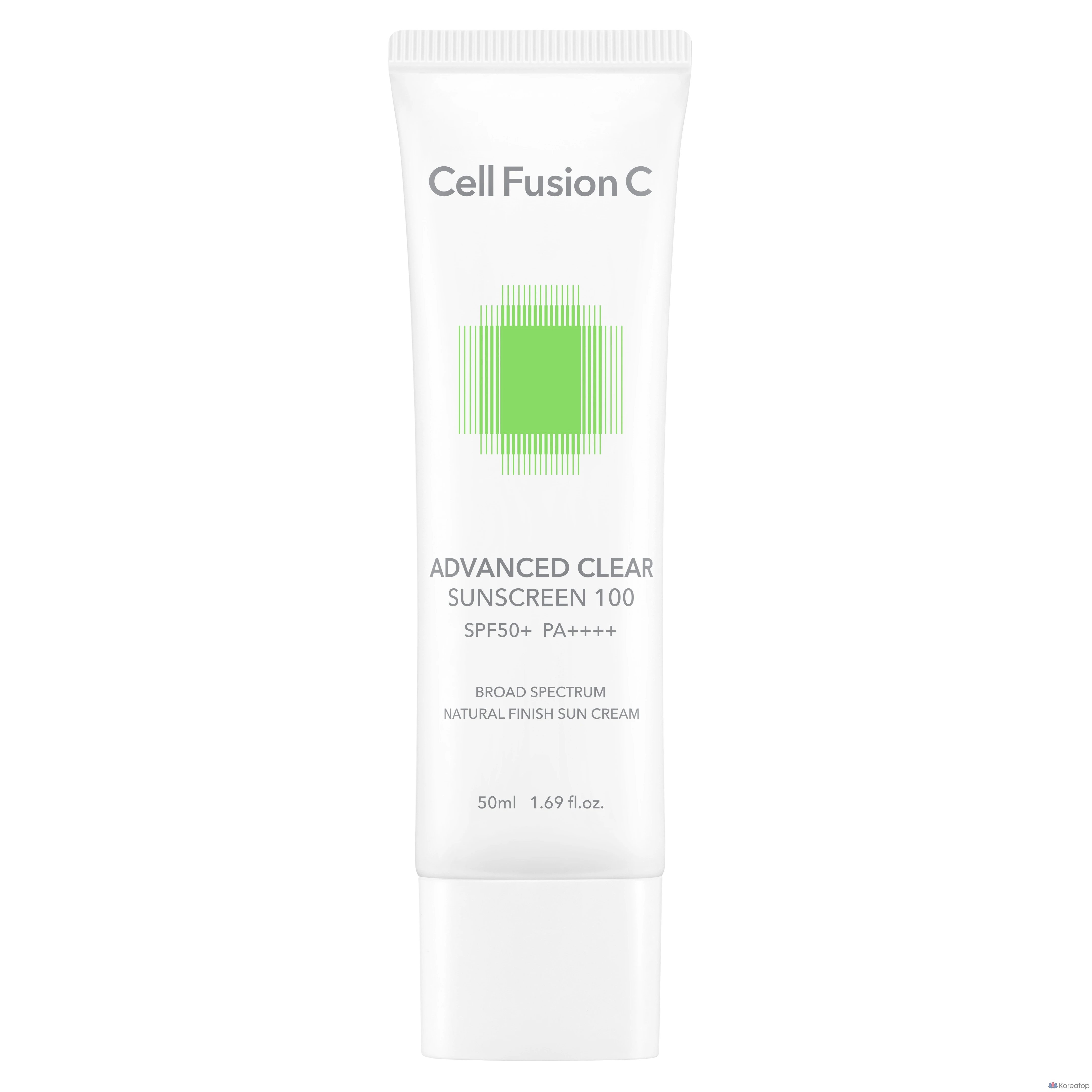 Солнцезащитный крем CELL FUSION C Advanced Clear Sunscreen 100 SPF 50+ PA++++, 50 мл, 1 шт.